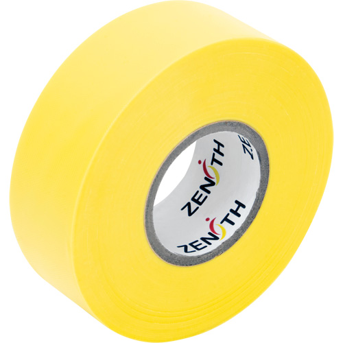 Ruban pour signalisation, 1,1875" la x 164' lo, Jaune fluorescent Equipex
