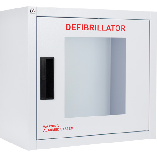 Grande armoire standard pour DEA avec alarme, Zoll AED Plus/Zoll AED 3/Cardio-Science/Physio-Control Pour, Non m&eacute;dical Equipex