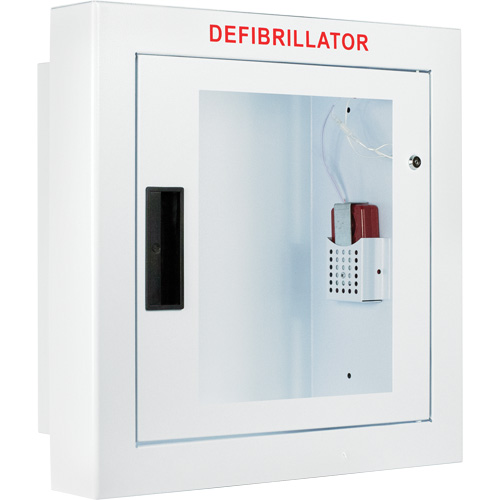 Grande armoire semi-encastr&eacute;e avec alarme, Zoll AED Plus/Zoll AED 3/Cardio-Science/Physio-Control Pour, Non m&eacute;dical Equipex