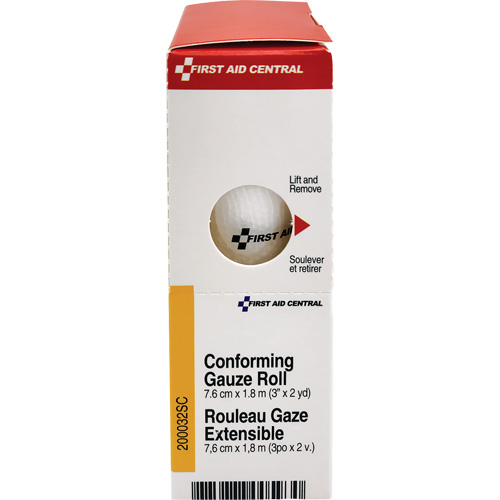 Recharge de bandage en gaze &eacute;tirable et conforme SmartCompliance, Rouleau, 6' lo x 3" la, St&eacute;rile, Dispositif m&eacute;dical Classe 1 Equipex