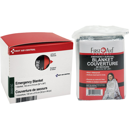 Recharge de couverture d'urgence SmartCompliance, PETP Equipex