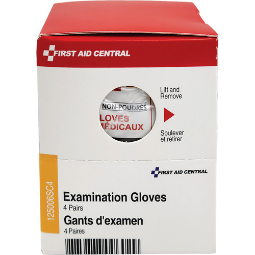 Recharge de gants d'examen SmartCompliance, Vinyle, Sans poudre, Transparent, Classe 2 Equipex