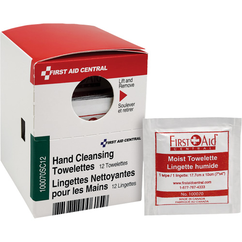 SmartCompliance&reg; Refill Cleansing Wipes, Towelette, Hand Cleaning Equipex