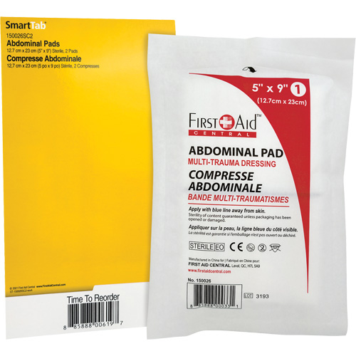 SmartCompliance&reg; Refill Abdominal Trauma Pads Equipex