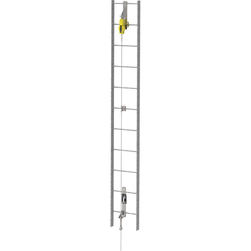 Ensemble de c&acirc;bles de s&eacute;curit&eacute; pour &eacute;chelle verticale Latchways, Acier inoxydable Equipex