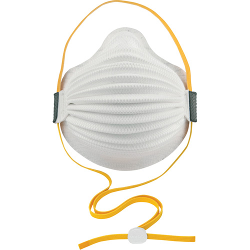 Respirateur AirWave jetable avec SmartStrap et garniture d'&eacute;tanch&eacute;it&eacute; int&eacute;grale en mousse, P95, Certifi&eacute; NIOSH, Moyen/grand Equipex