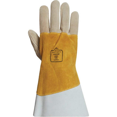 Gants de soudage &agrave; l'arc TIG Endura, Cuir fleur de vache, Taille Petit/7 Equipex
