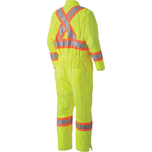 5999A Combinaison de s&eacute;curit&eacute; routi&egrave;re, T-petit, Jaune lime haute visibilit&eacute; Equipex
