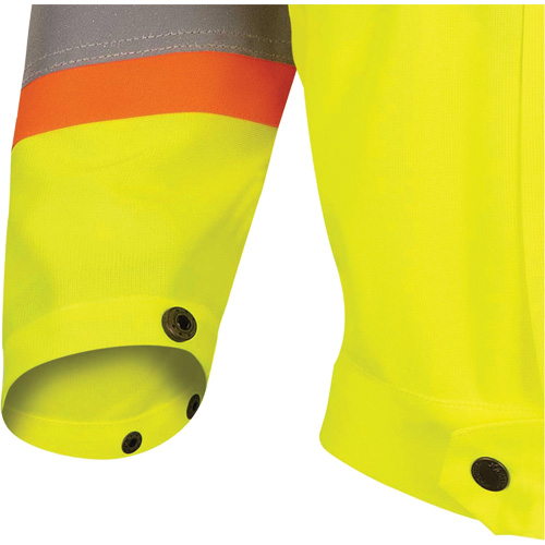 5999JW Veste de s&eacute;curit&eacute; routi&egrave;re pour femmes, Polyester, Jaune lime haute visibilit&eacute;, T-petit Equipex