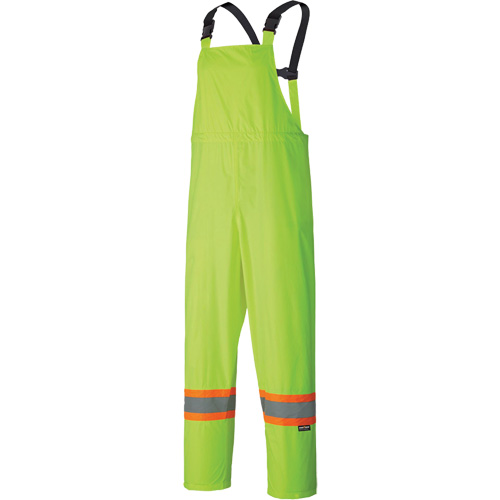 5599 Combinaison de pluie imperm&eacute;able et l&eacute;g&egrave;re, Polyester/PVC, T-petit, Jaune lime haute visibilit&eacute; Equipex