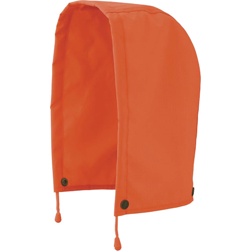 5400H Capuchon de veste de s&eacute;curit&eacute; imperm&eacute;able 300D Trilobal antid&eacute;chirure, Orange haute visibilit&eacute;, Polyester Equipex