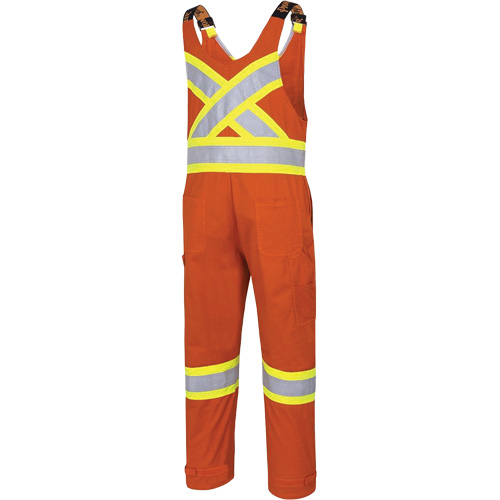 7712 FR-Tech&reg; Flame-Resistant Overalls, Small, High Visibility Orange Equipex
