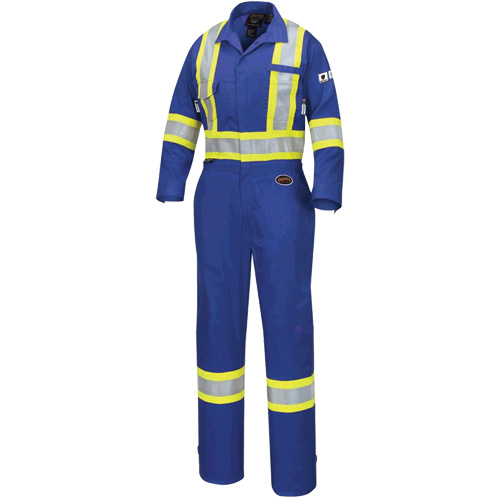 7704W Combinaison FR-Tech ignifuge/contre les arcs pour femme, Taille T-petit, Bleu royal, 10 cal/cm² Equipex