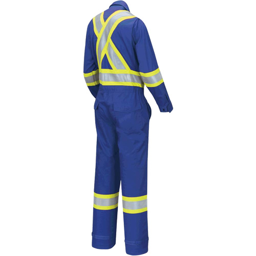 7704W Combinaison FR-Tech ignifuge/contre les arcs pour femme, Taille T-petit, Bleu royal, 10 cal/cm² Equipex
