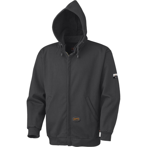 337 Capuche &agrave; fermeture &eacute;clair ignifug&eacute;e, Hommes, T-petit, Noir, 22 cal/cm² Equipex