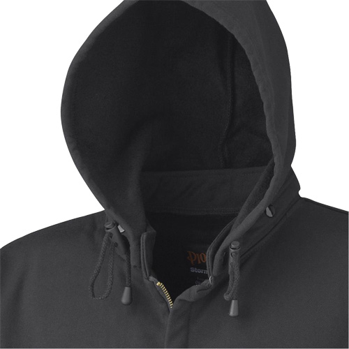 337 Capuche &agrave; fermeture &eacute;clair ignifug&eacute;e, Hommes, T-petit, Noir, 22 cal/cm² Equipex