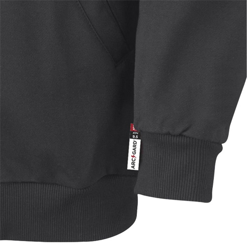 337 Capuche &agrave; fermeture &eacute;clair ignifug&eacute;e, Hommes, T-petit, Noir, 22 cal/cm² Equipex