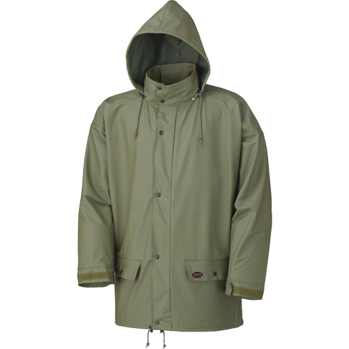 D7000 Veste imperm&eacute;able extensible, Polyur&eacute;thane, T-petit, Vert Equipex