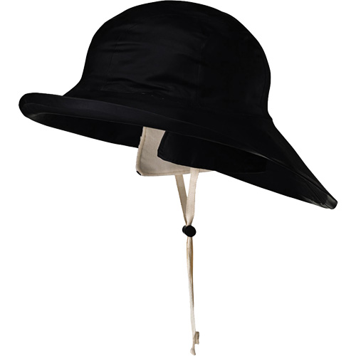 D5050 Black Dry King&reg; Offshore Traditional Sou'wester Hat, Small, Black, Rubber Equipex