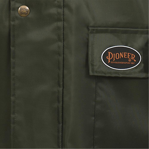D8120J Nailhead Ripstop Tree Planter Hooded Jacket, Polyester/PVC, X-Small, Green Equipex