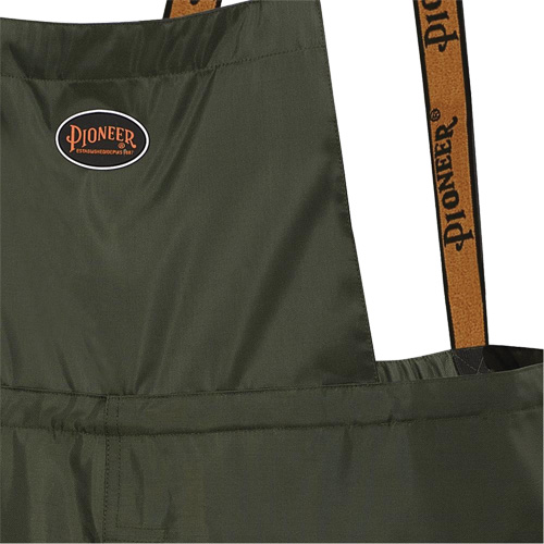 D8120P Nailhead Ripstop Tree Planter Bib Pants, X-Small, Polyester/PVC, Green Equipex