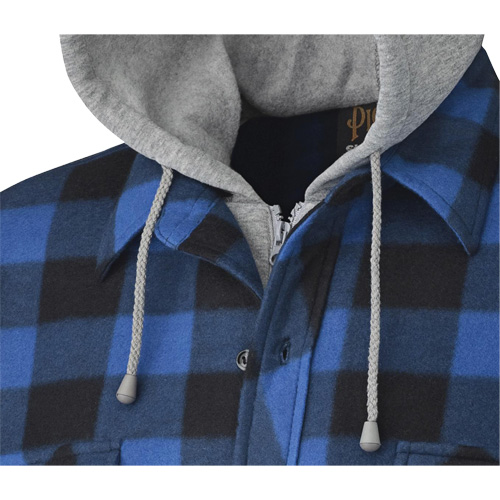 415SS Quilted Hooded Shirt, Men's, Small, Multi-Colour Equipex