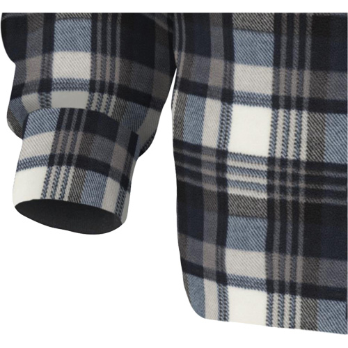 415BG Chemise &agrave; capuche matelass&eacute;e, Hommes, T-petit, Multicolore Equipex