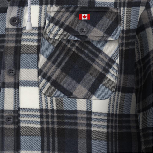 415BG Chemise &agrave; capuche matelass&eacute;e, Hommes, T-petit, Multicolore Equipex