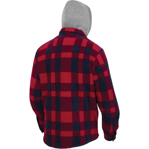 415RB Chemise &agrave; capuche matelass&eacute;e, Hommes, Petit, Multicolore Equipex