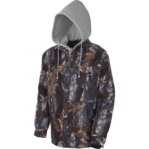 415CM Chemise &agrave; capuche matelass&eacute;e, Hommes, T-petit, Multicolore Equipex