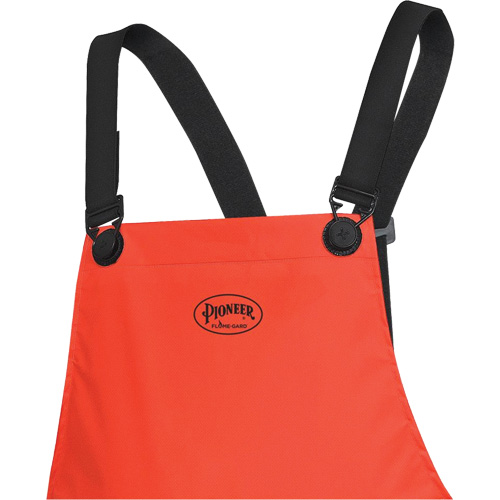576P FR Safety Bib Pants, Small, High Visibility Orange Equipex