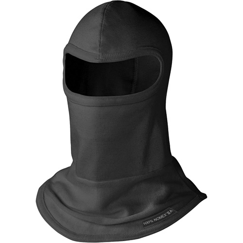 C214BK Cagoule &agrave; un trou en tricot moyen, Noir, Nomex Equipex