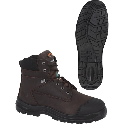 1026 Bottes de travail 6" marron, Cuir, Embout Acier, Taille 10 Equipex
