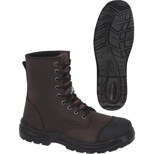 1028 Bottes de travail 8" marron, Cuir, Embout Acier, Taille 10 Equipex