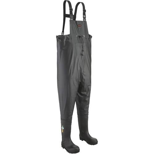 1043 Chest Waders, 10, Steel Toe Equipex