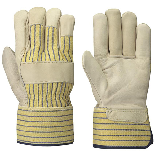 536 Fitter's Gloves, One Size, Grain Cowhide Palm Equipex