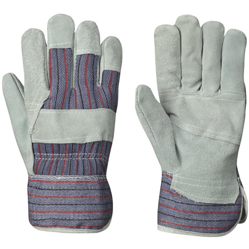 834 Fitter's Gloves, One Size, Split Cowhide Palm Equipex