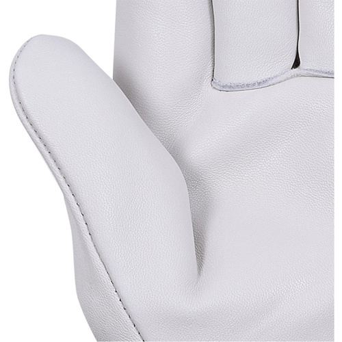 535G Beige Driver's Gloves, Small, Grain Cowhide Palm Equipex