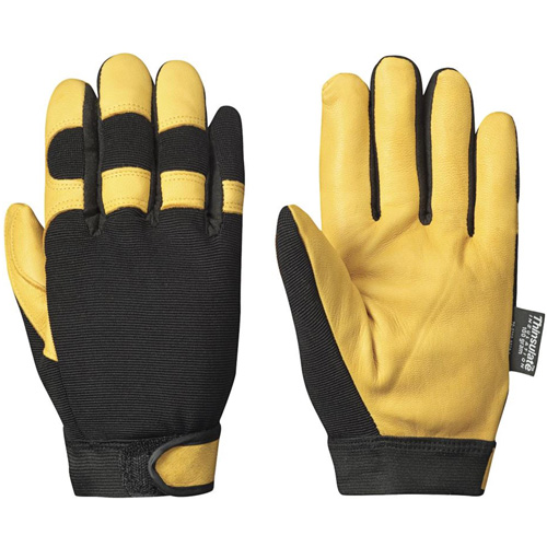 891 Mechanic's Style Insulated Ergonomic Gloves, Grain Goatskin Palm, Size Small Equipex