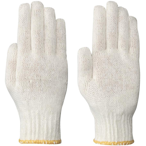 541 Knitted Liner Gloves, Poly/Cotton, Large Equipex