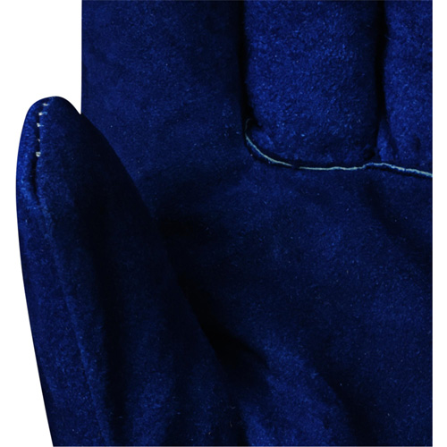 630 Blue Insulated Fitter's Gloves, One Size, Split Cowhide Palm, Boa Inner Lining Equipex
