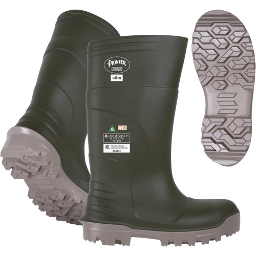 B105FUL.GR Bottes Pioneer Ultra, Polyur&eacute;thane, Embout Acier/Composite, Pointure 6, Semelle R&eacute;sistant aux perforations Equipex