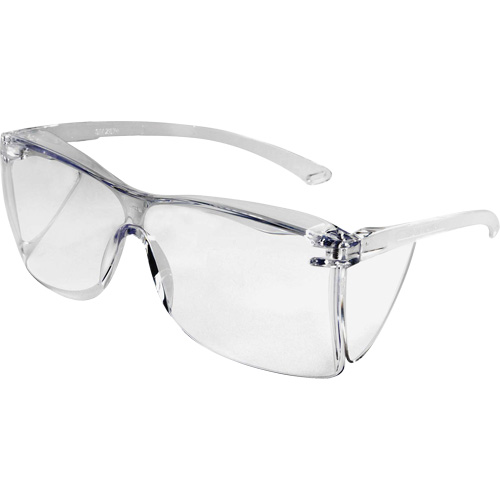 Guest-Gard OTG Safety Glasses, Clear Lens, ANSI Z87+/Meets/Exceeds CSA Z94.3 Equipex