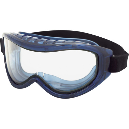 Odyssey II Industrial Dual Lens OTG Safety Goggles, Clear Lens, Anti-Fog/Anti-Scratch, Indirect Vent Equipex