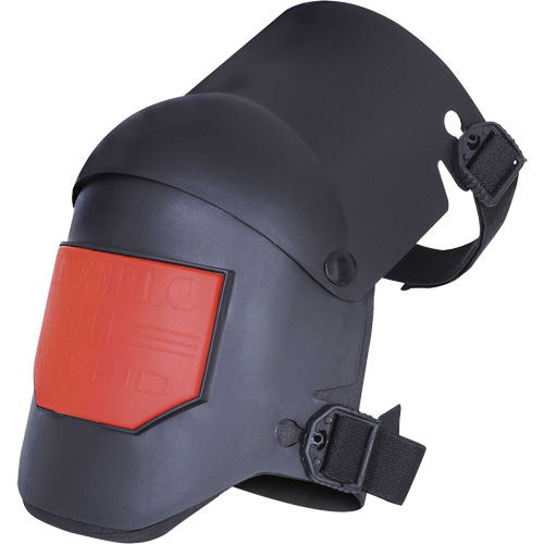 Genouill&egrave;res KneePro Hybrid Ultra Flex III, Style &agrave; pression, Prot&egrave;ge-genoux Plastique, Tampons Mousse/Gel Equipex