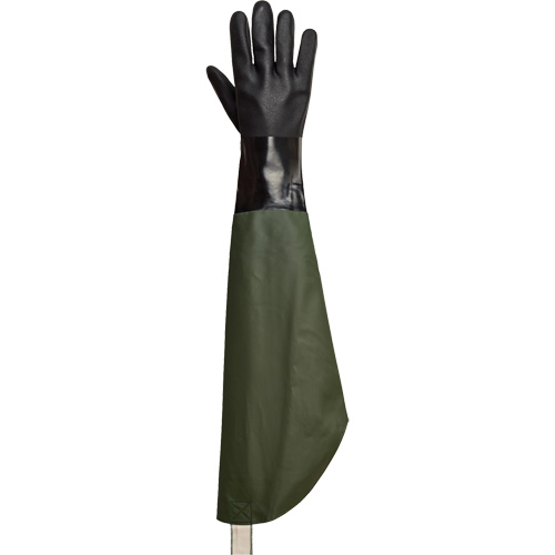 Chemstop Chemical-Resistant Gloves, PVC, Flock-Lined Inner Lining Equipex