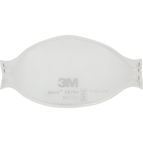 Appareil de protection respiratoire contre les particules pour soins de sant&eacute; et masque chirurgical 1870+ Aura, N95, Certifi&eacute; NIOSH/Homologu&eacute; FDA Equipex