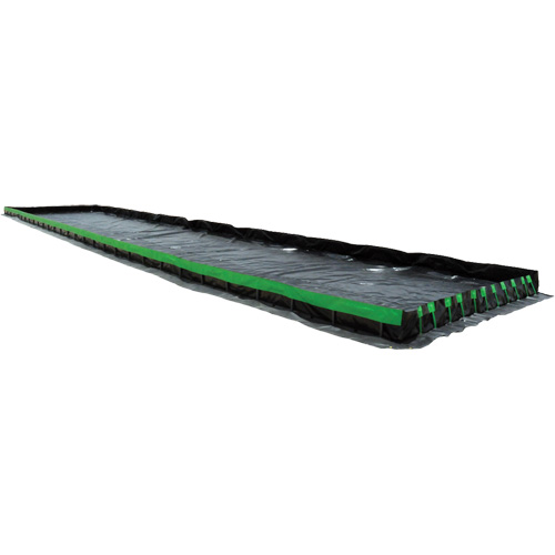 Ultimate Copolymer 2000 Ultra-Containment Berm&reg;, 5655 US gal. Capacity, 14' W x 54' L x 12" H, Hinge Bracket Equipex