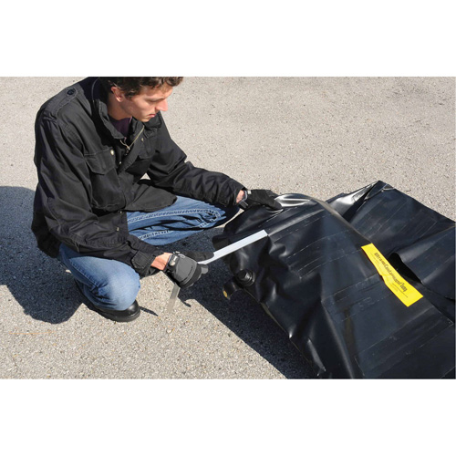 Ultra-550 Containment Sump&reg; Flexible Fuel Tank Container with Drain, 102" L x 72" W, 650 US gal. Capacity Equipex