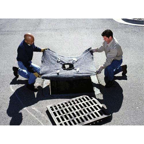 Recycled Ultra-Drain Guard&reg; Catch Basin Insert, Oil & Sediment, 48" L x 36" W Equipex